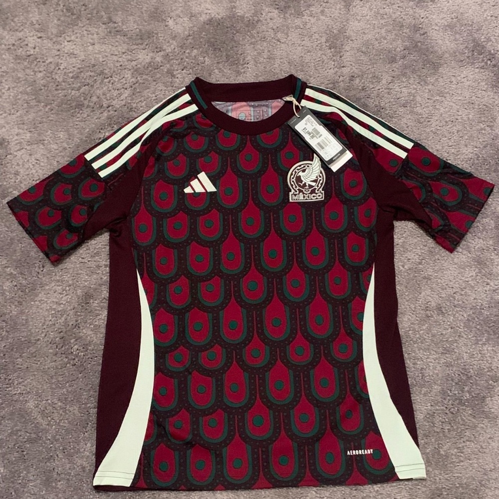 Adidas Brown and Green Jersey with Modern Design